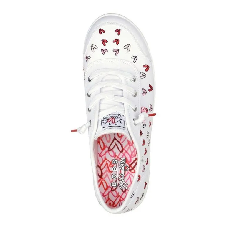 Skechers Bobs B Cute Love Brigade Shoes W 113951 Wrpk white