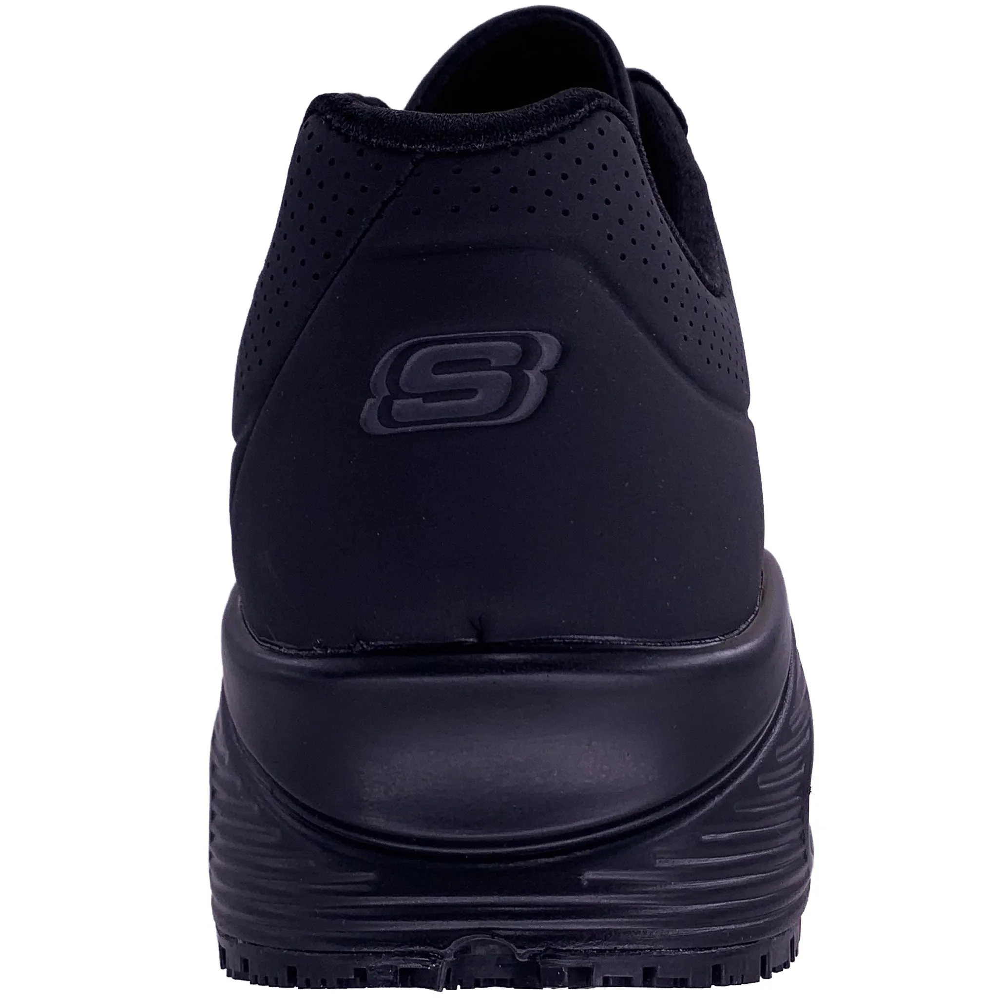 Skechers Men's 200054 Uno SR Satal Slip Resistant Black Work Shoes