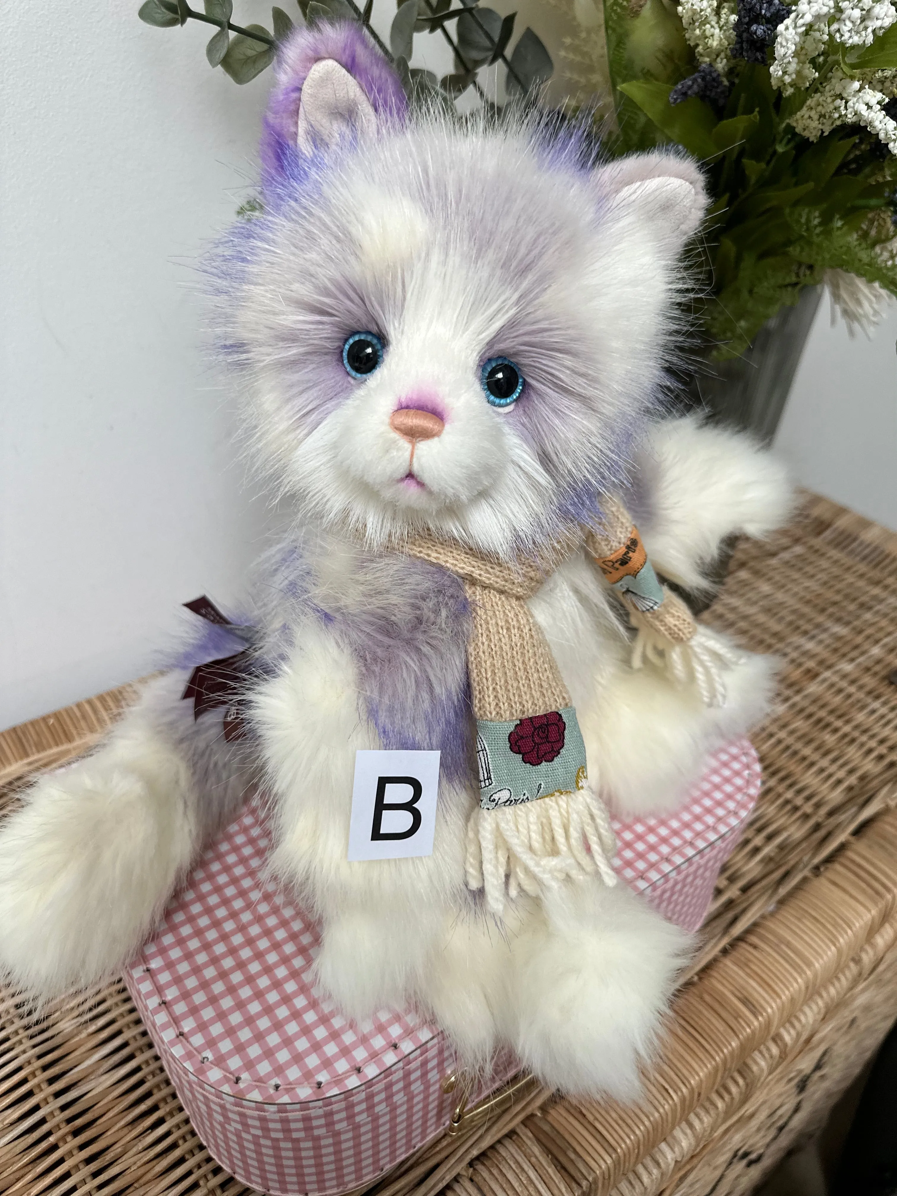 Sleepyhead Charlie Bears Secrets Collection Plush Kitten Cat