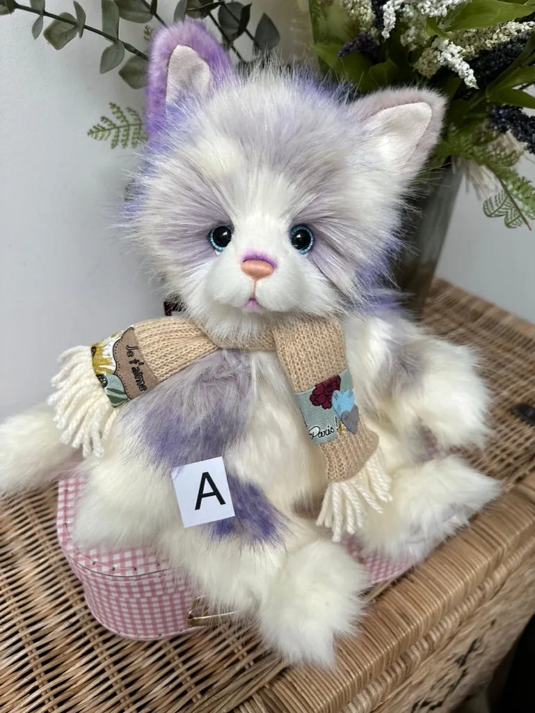 Sleepyhead Charlie Bears Secrets Collection Plush Kitten Cat