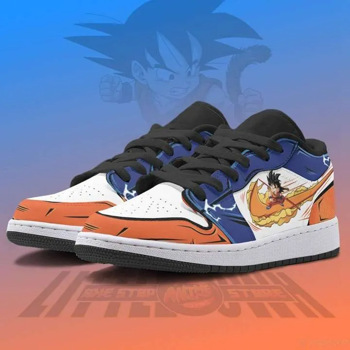 Son Goku Kid Shoes Dragon Ball Z Anime JD Low Top Sneakers