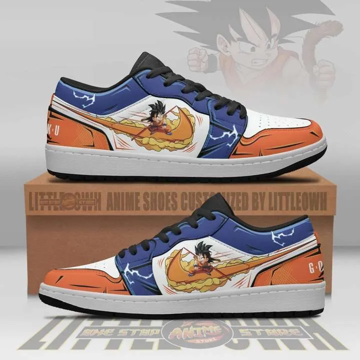 Son Goku Kid Shoes Dragon Ball Z Anime JD Low Top Sneakers