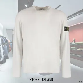 STONE ISLAND  |Crew Neck Pullovers Monogram Unisex Nylon Blended Fabrics