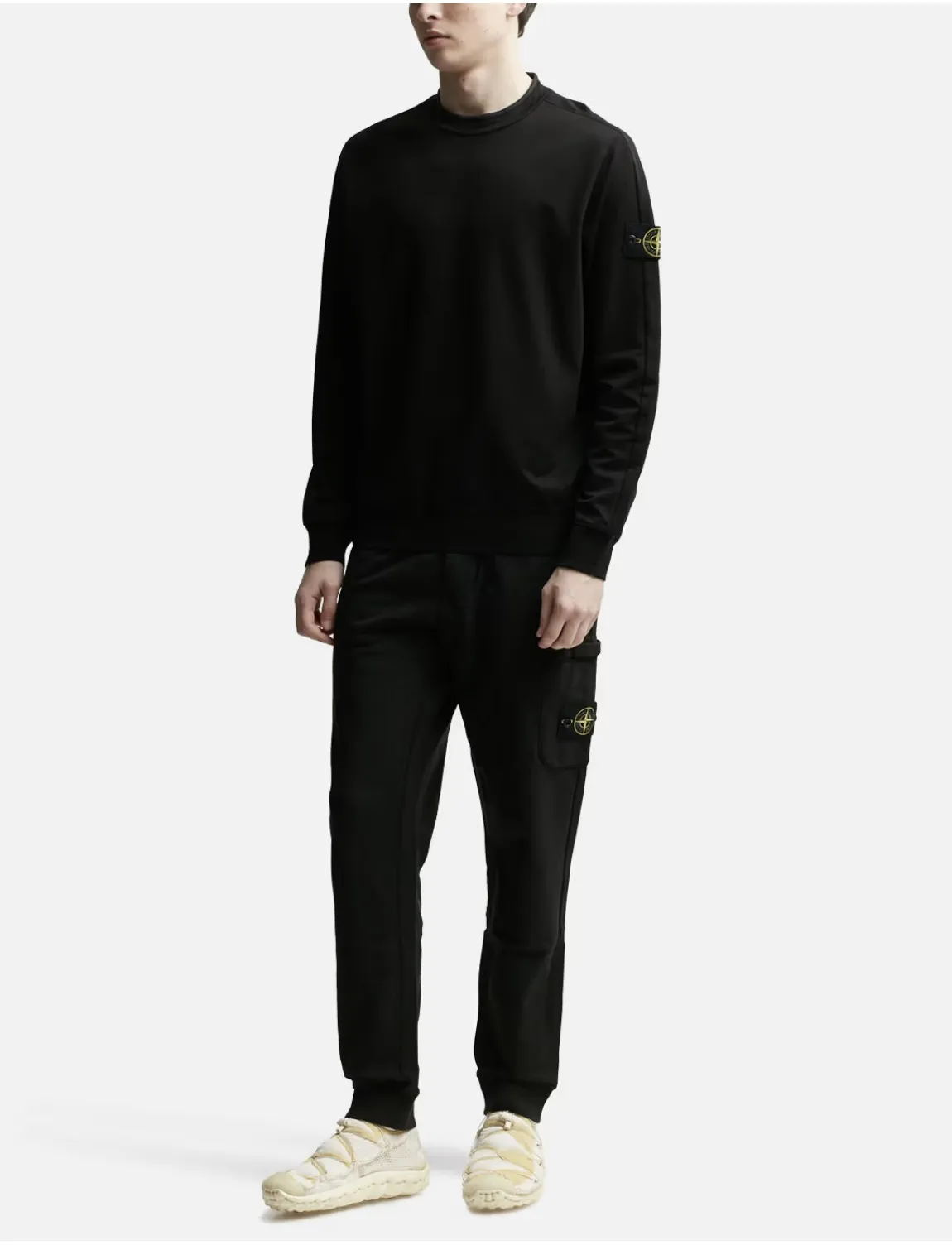 STONE ISLAND  |Crew Neck Pullovers Unisex Sweat Street Style Long Sleeves