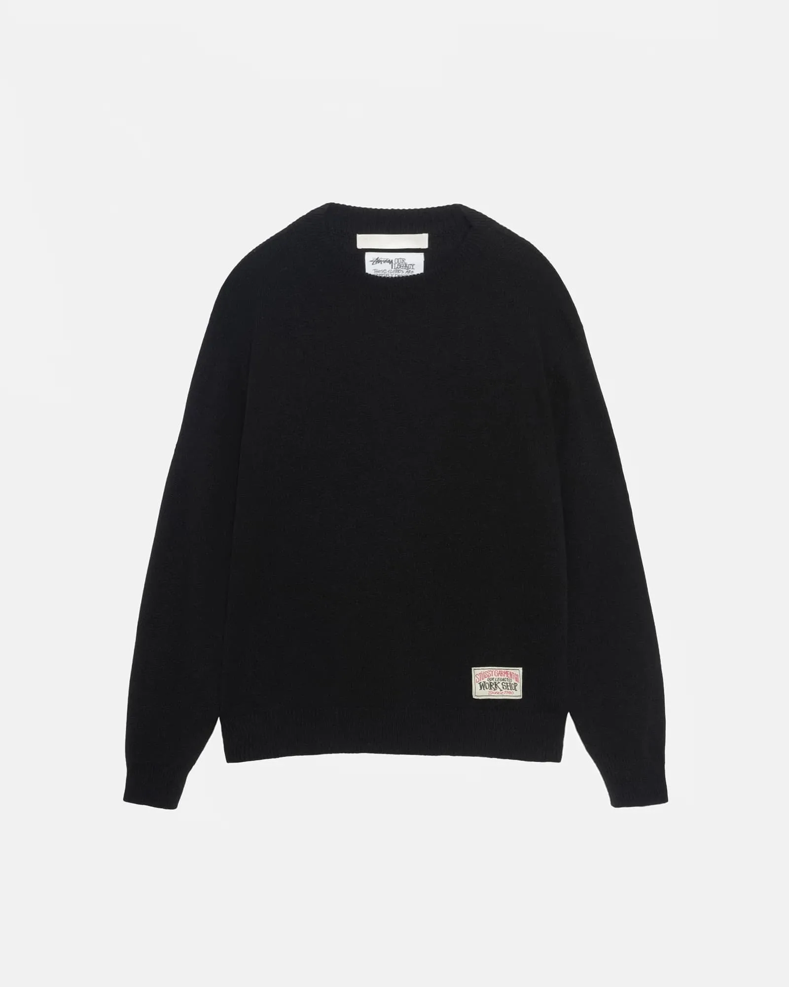 STUSSY  |Crew Neck Pullovers Unisex Wool Street Style Collaboration