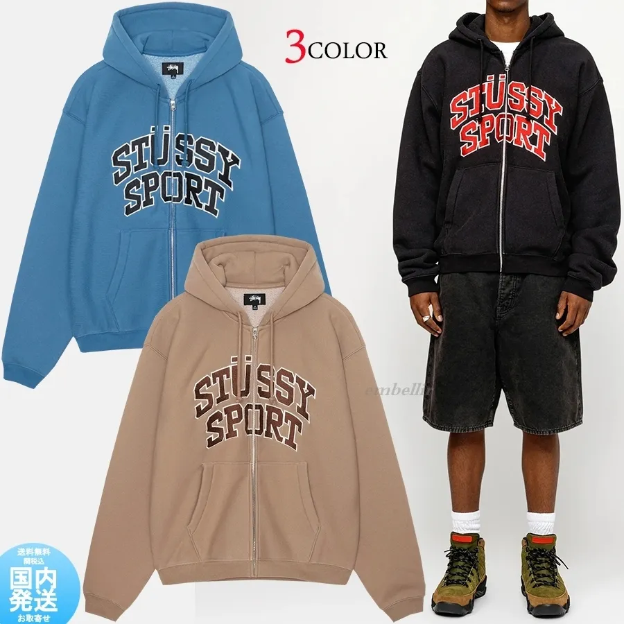 STUSSY  |Pullovers Unisex Street Style Long Sleeves Cotton Logo