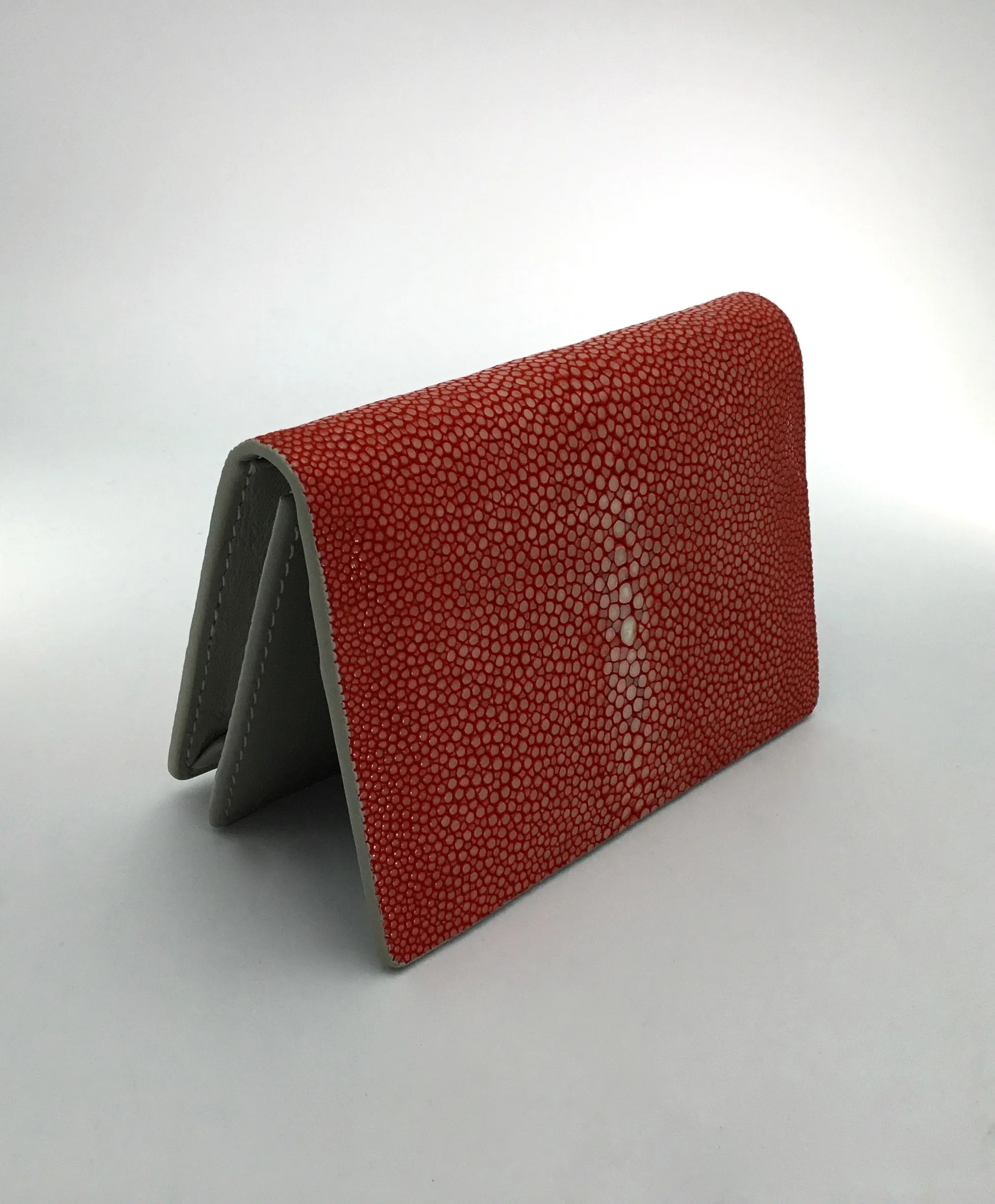 Taylor Shagreen Card Wallets