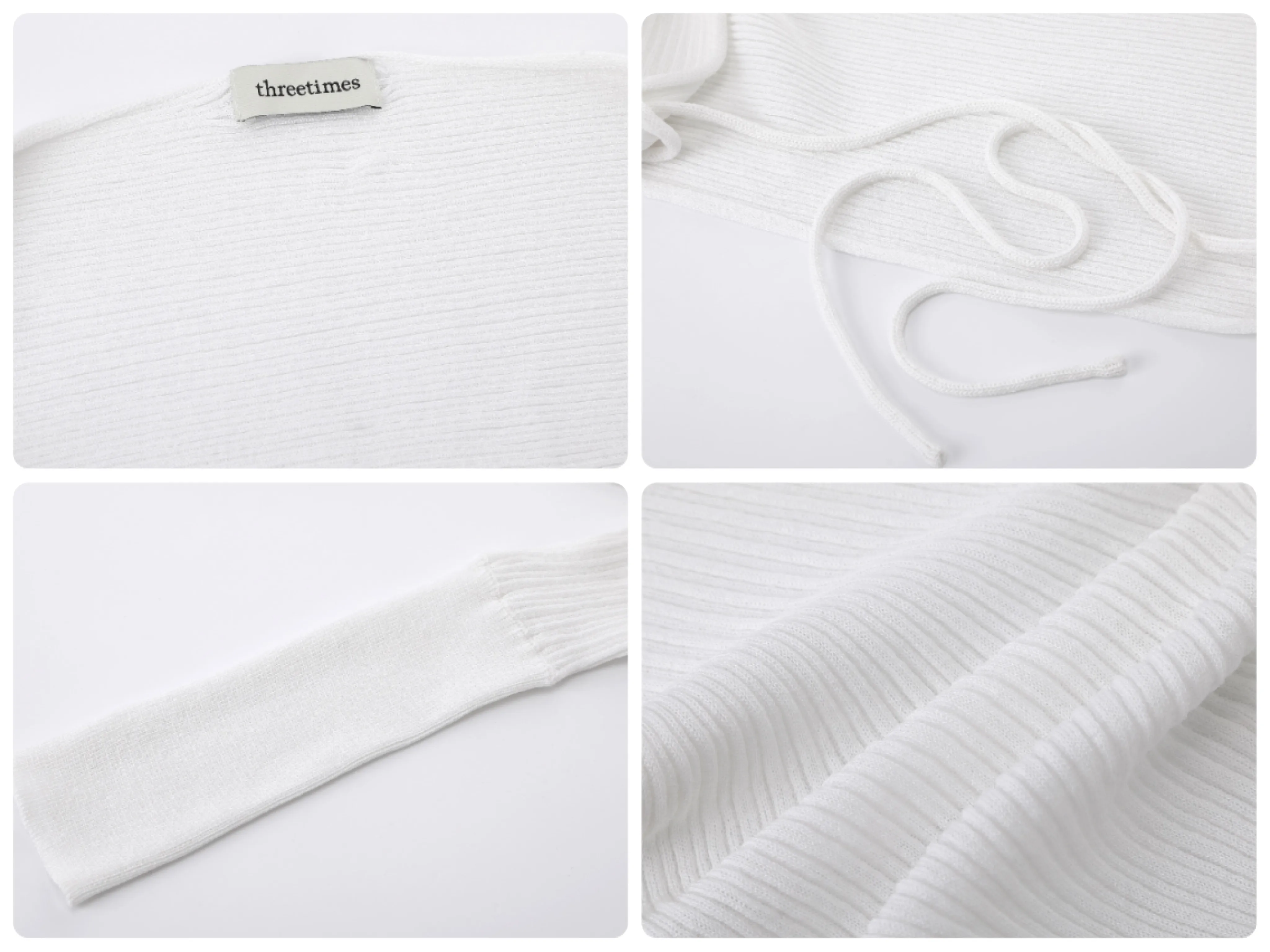 threetimes  |Casual Style Nylon Blended Fabrics Long Sleeves Plain