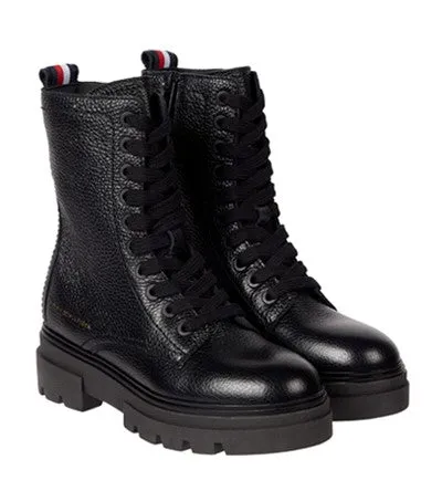 TOMMY HILFIGER MONOCHROMATIC LACE BOOT