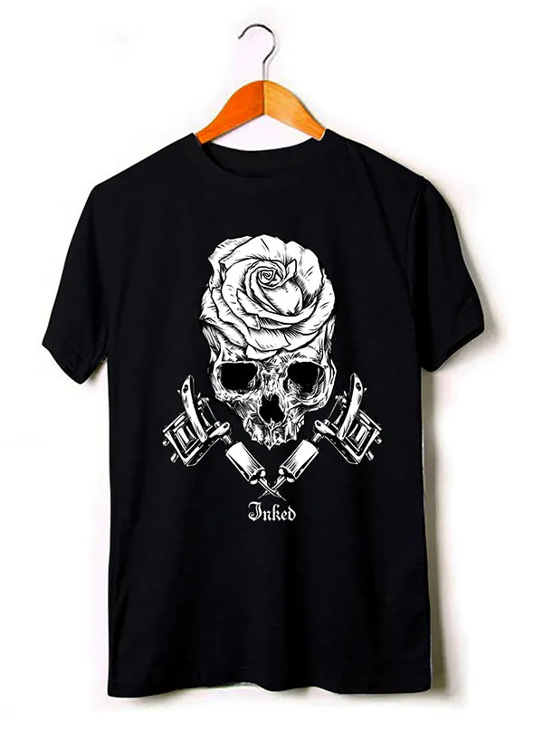 Unisex Rose Machine Tee