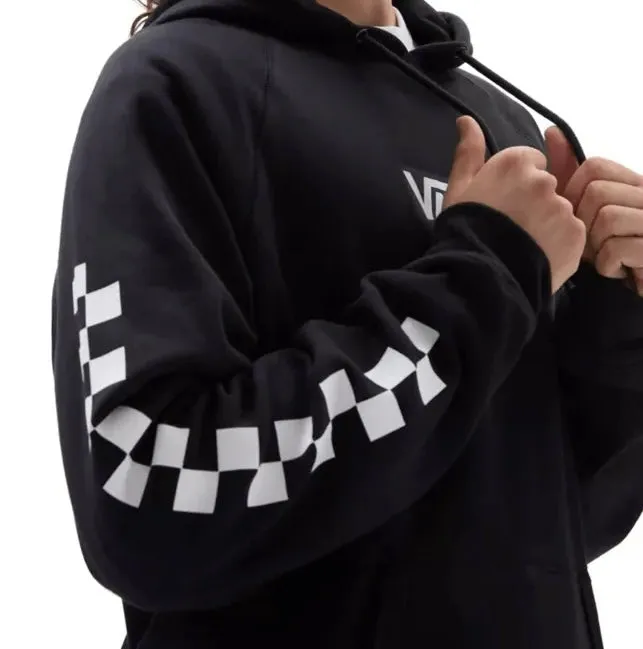 VANS MEN’S VERSA STANDARD HOODIE-Black/Checkerboard