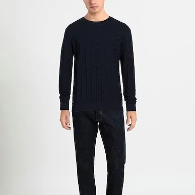 VERSACE  |Pullovers Unisex Street Style U-Neck Long Sleeves Plain