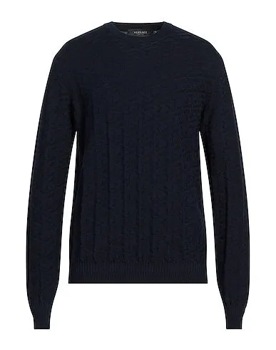 VERSACE  |Pullovers Unisex Street Style U-Neck Long Sleeves Plain