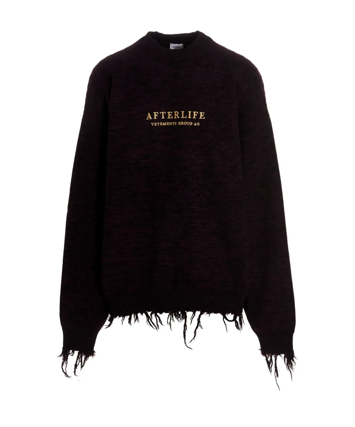 VETEMENTS  |Crew Neck Pullovers Unisex Wool Street Style U-Neck