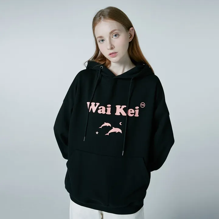 Wai Kei  |Unisex Street Style Long Sleeves Plain Other Animal Patterns