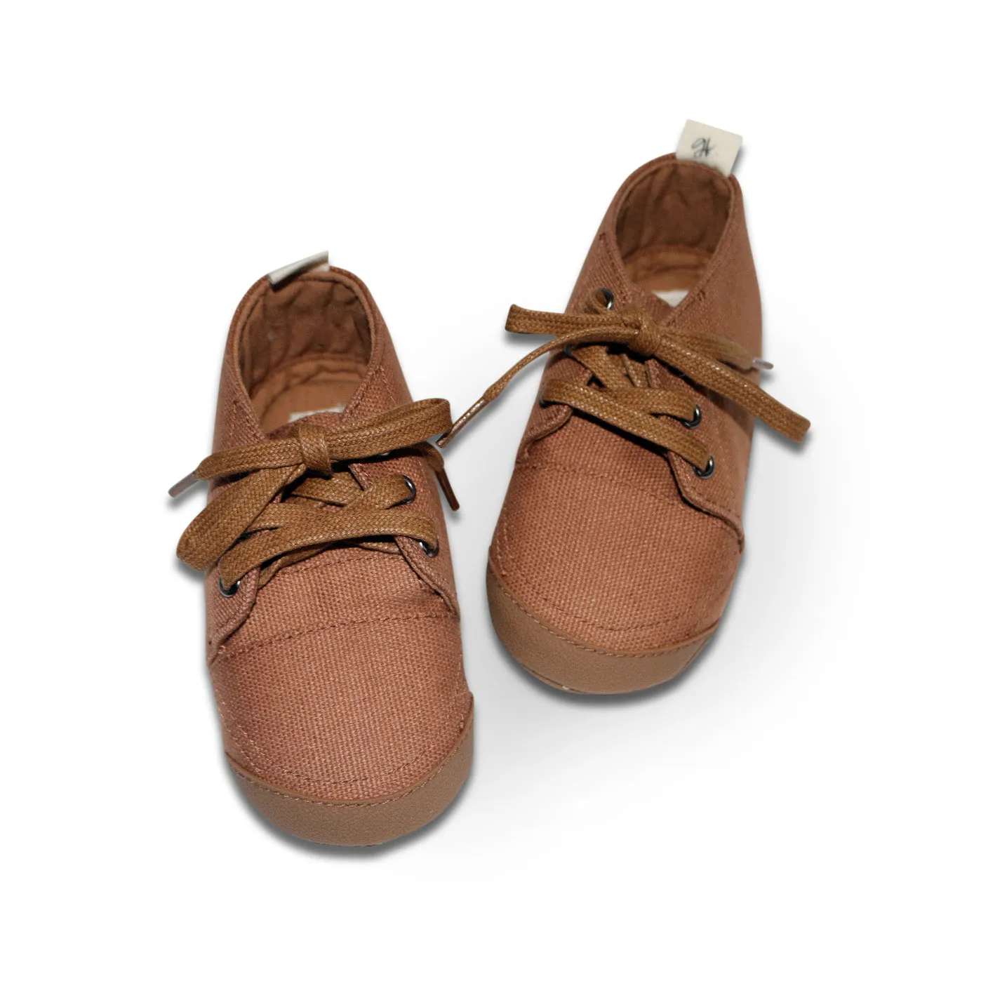 Wanderer Soft Sole Lace up Shoes - Clay