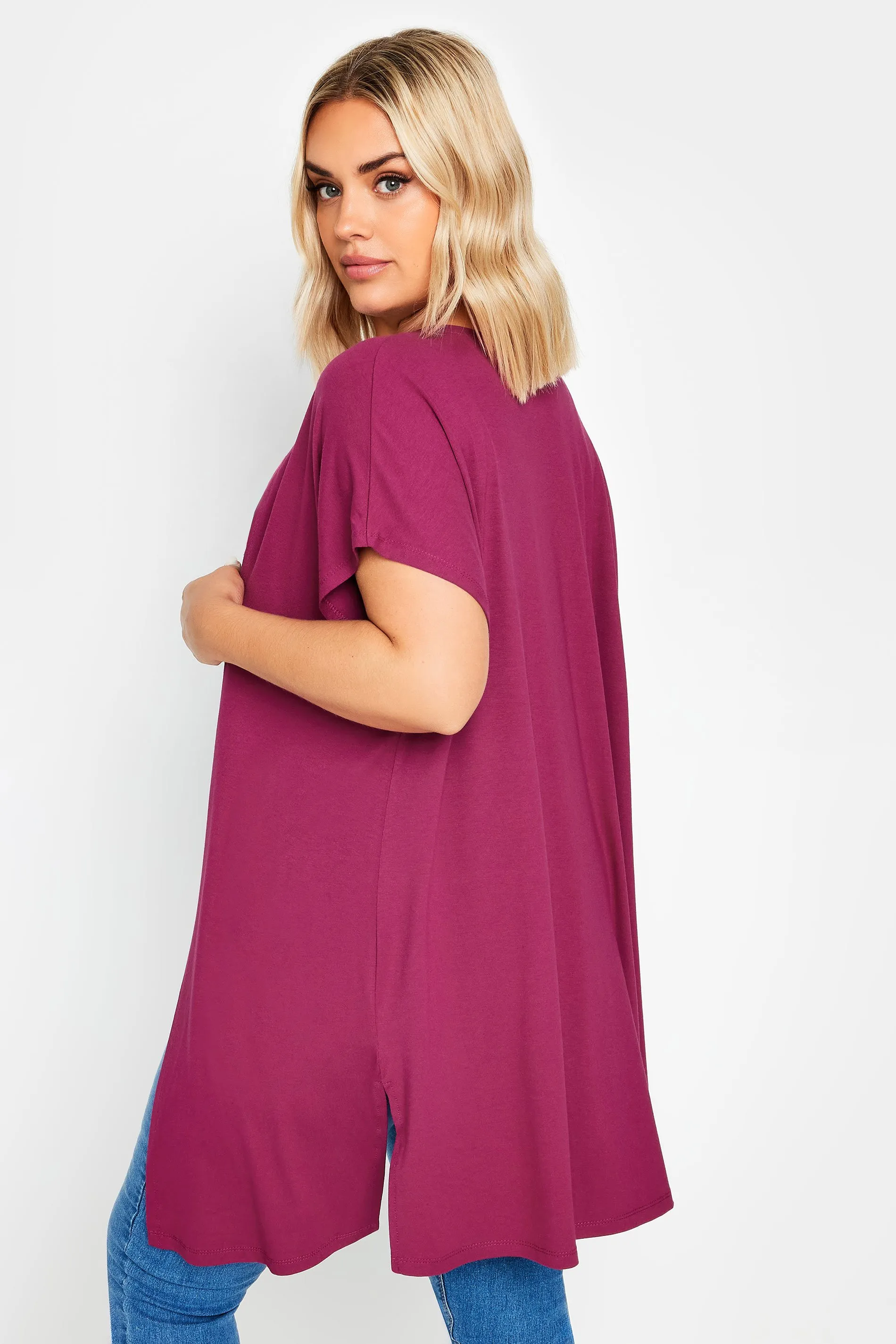 YOURS Curve Red Short Sleeve Cardigan